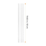 4pcs Transparent Clear Pipe Rigid Tubing Hard Tubes Indoor Advertising