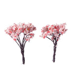 Micro Landscape Trees Multi-Color Realistic Shape DIY Landscaping 10Pcs