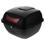 Large Capacity Motorcycle Top Box Black Storage Trunk Luggage Carrier Case for Secure Riding Storage