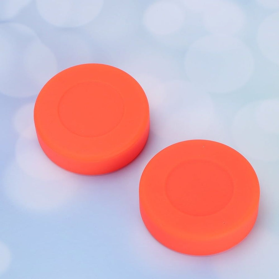 Ice Hockey Pucks Set of 10 with Smooth Flat for Precise and Accurate Shots