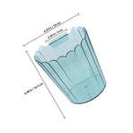 Blue Pet Wall Trash Can for Kitchen and Bathroom Easy Installation