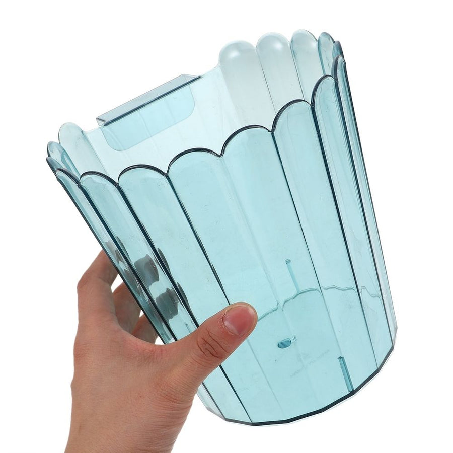 Blue Pet Wall Trash Can for Kitchen and Bathroom Easy Installation