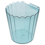 Blue Pet Wall Trash Can for Kitchen and Bathroom Easy Installation