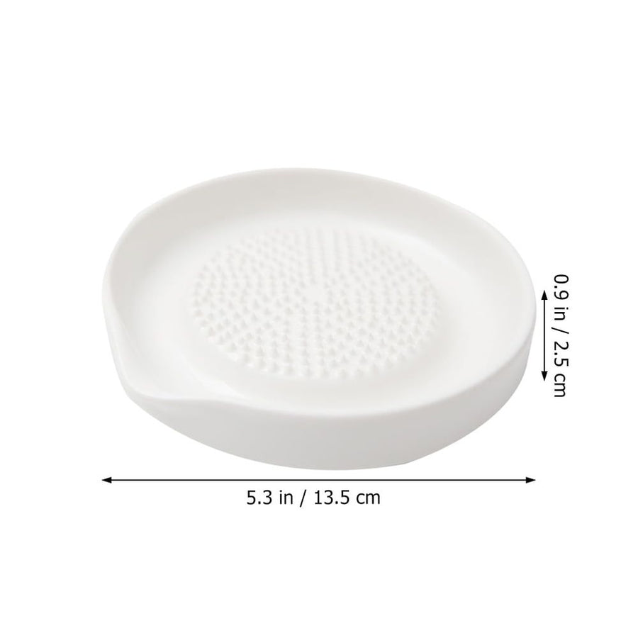 Household Garlic Grater Ceramic Ginger Grinder Multi Function Kitchen Supply