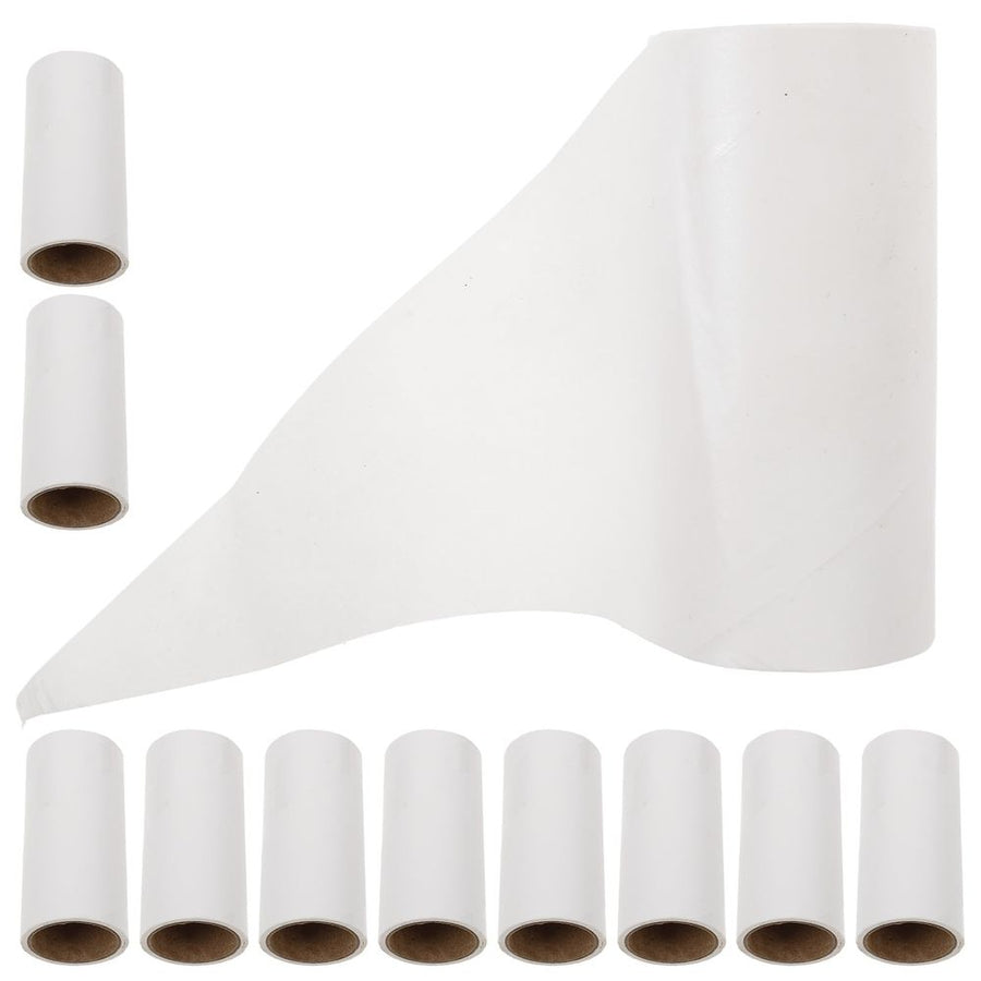 Pet Hair Remover Sticky Lint Roller White Paper for Floors 10Pcs