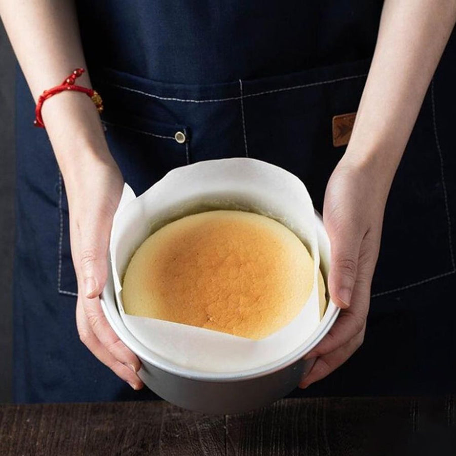 White Baking Sheets Cake Pan Liners Non Stick Oil Proof Paper for Oven Use