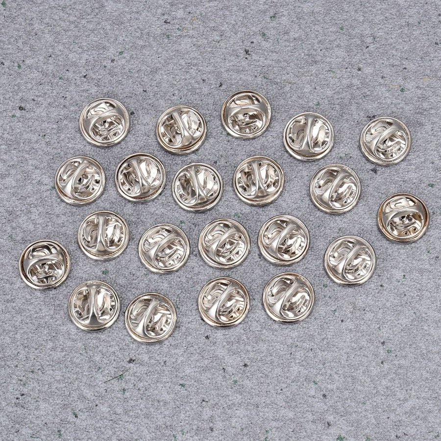 200-Pack Plated Lapel Pins with Copper Clutch Backs, Easy to Install Accessories