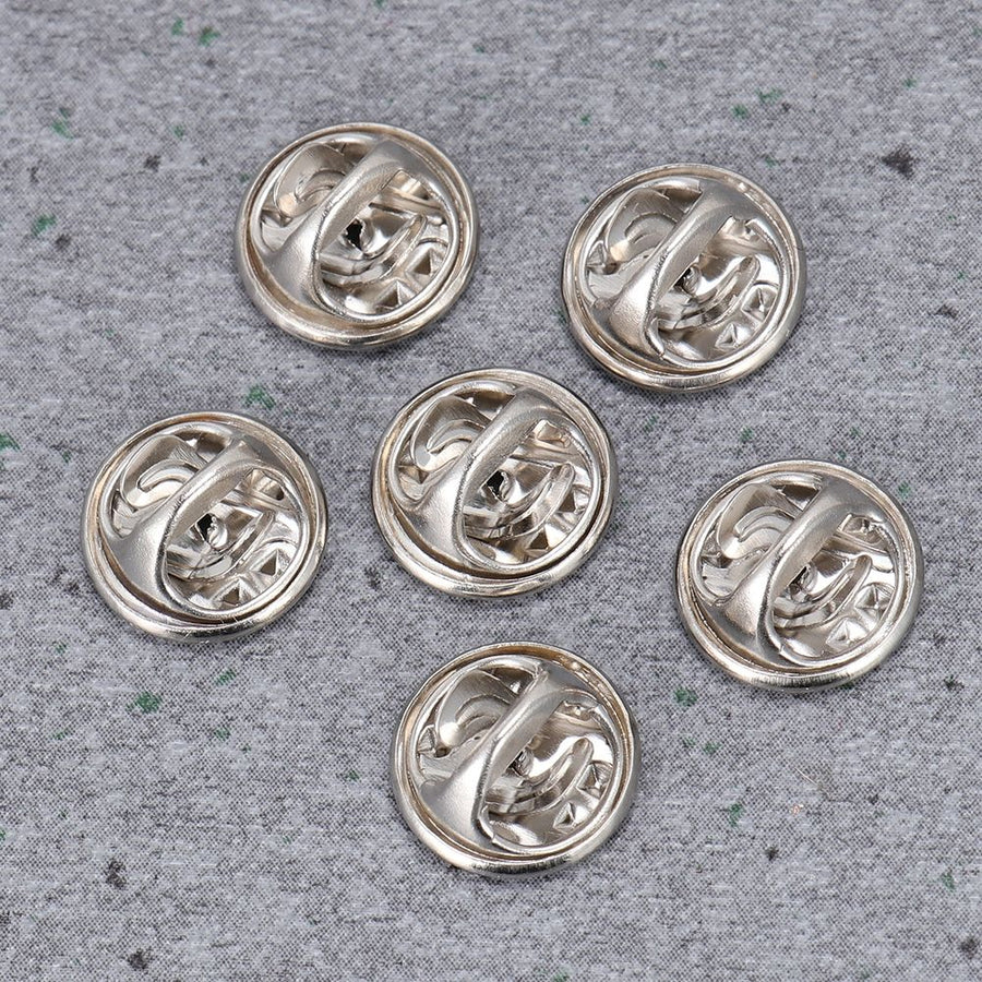 200-Pack Plated Lapel Pins with Copper Clutch Backs, Easy to Install Accessories