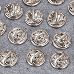 200-Pack Plated Lapel Pins with Copper Clutch Backs, Easy to Install Accessories