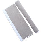 Set of 2 Washable Light Grey Appliance Handle Covers for Kitchen and Easy Cleaning