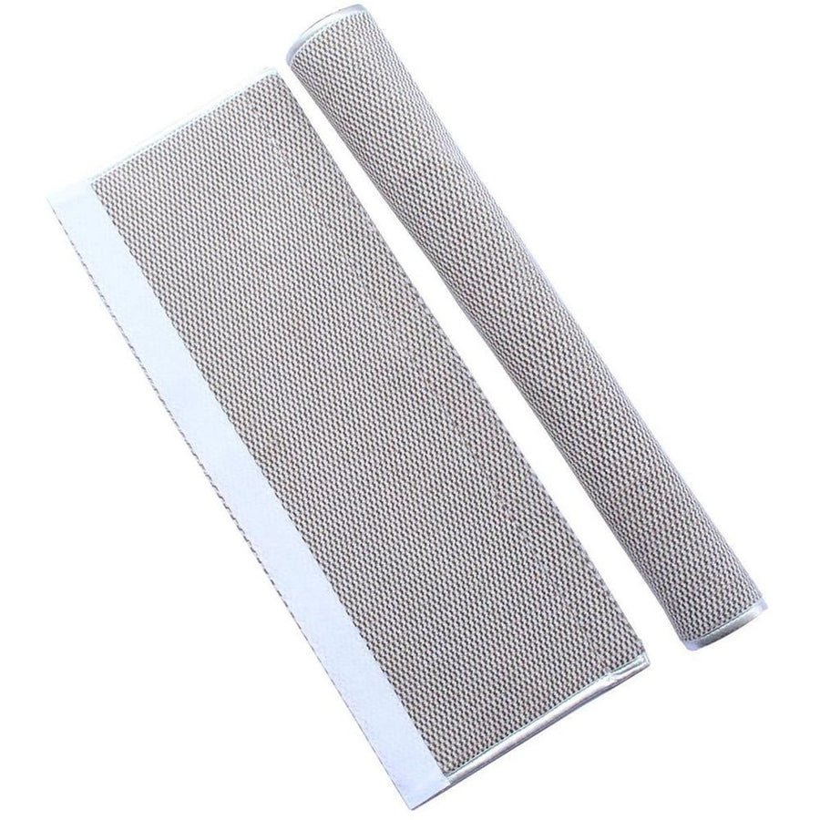 Set of 2 Washable Light Grey Appliance Handle Covers for Kitchen and Easy Cleaning