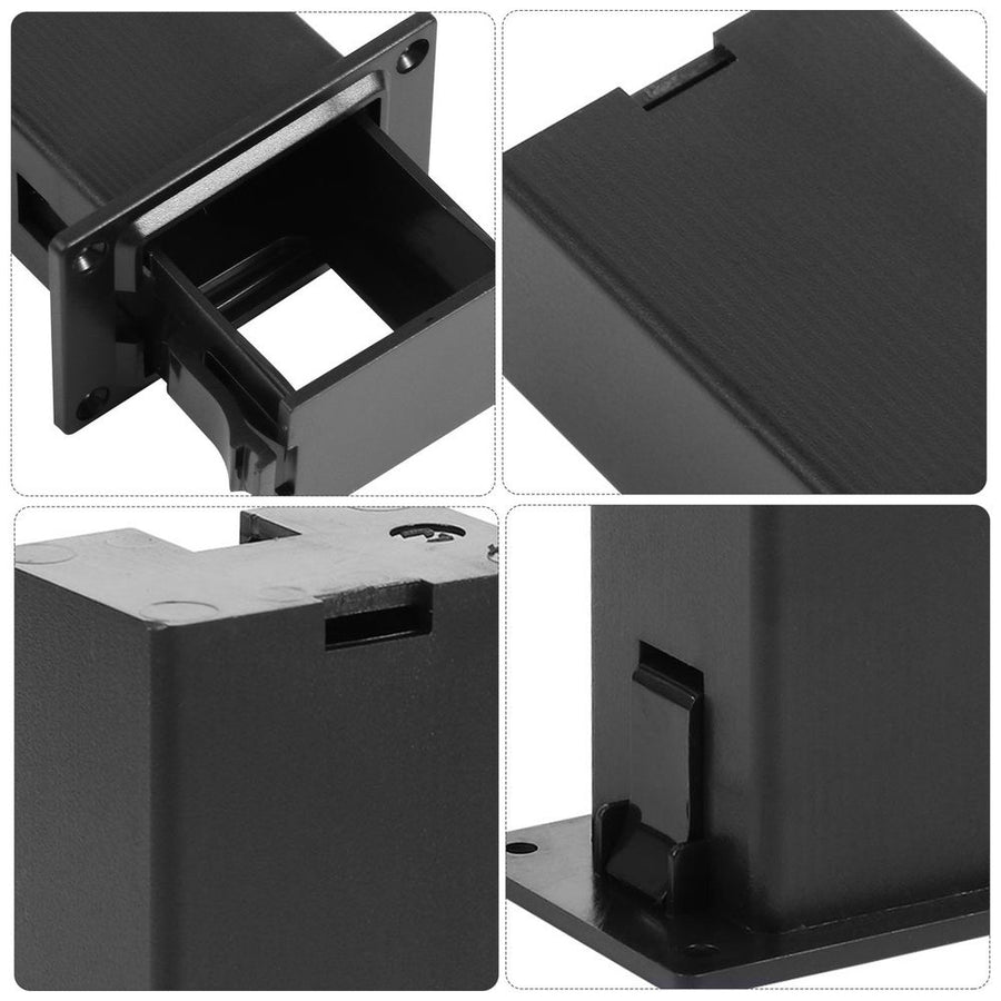 Guitar Pickup Battery Case, Plastic with Drawer, 3-Pack for Guitar Accessories