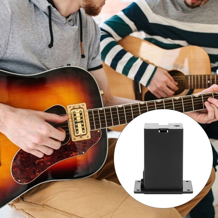 Guitar Pickup Battery Case, Plastic with Drawer, 3-Pack for Guitar Accessories