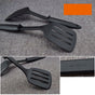 Kitchen Turner Black Nylon Plastic Cooking Tool with Ergonomic Handle for Home Use