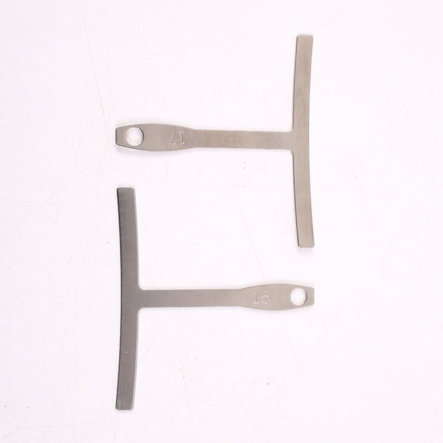 Guitar Fingerboard Radius Ruler Set, Compact 9-Piece Arc Measurement Tool for Guitar Setup and Repair