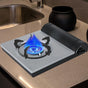 Anti-Slip Cast Iron Gas Stove Rack Black Durable Non-Slip Pot Stand for Home Kitchen