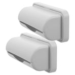 Grey Trash Bag Holder Container with , 2-Pack for Home and Bathroom Use
