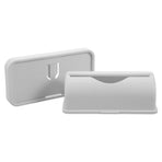 Grey Trash Bag Holder Container with , 2-Pack for Home and Bathroom Use