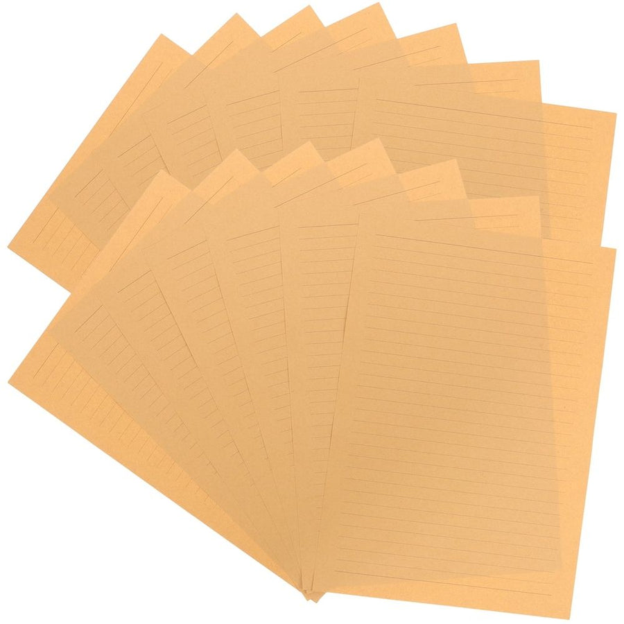 50 Sheets Vintage Letter Set Paper Chocolate Gifting for Writers