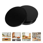 4Pcs Black Cake Board Holder with Thickened Design for Stable Cake Support