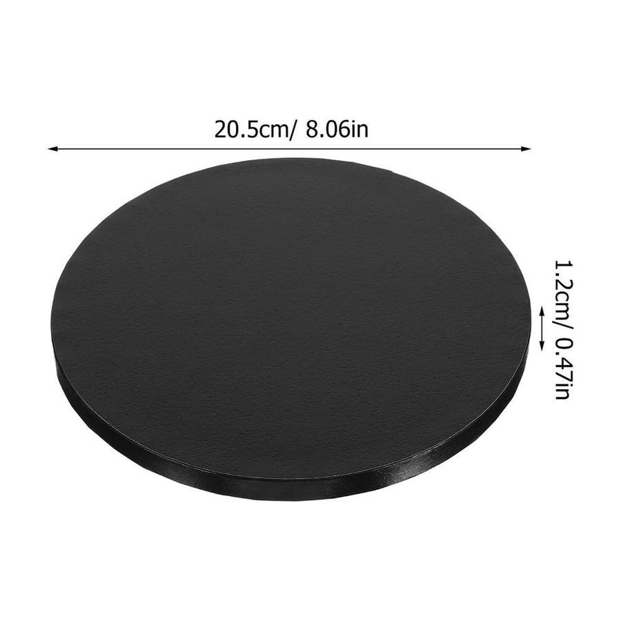 4Pcs Black Cake Board Holder with Thickened Design for Stable Cake Support