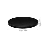 4Pcs Black Cake Board Holder with Thickened Design for Stable Cake Support