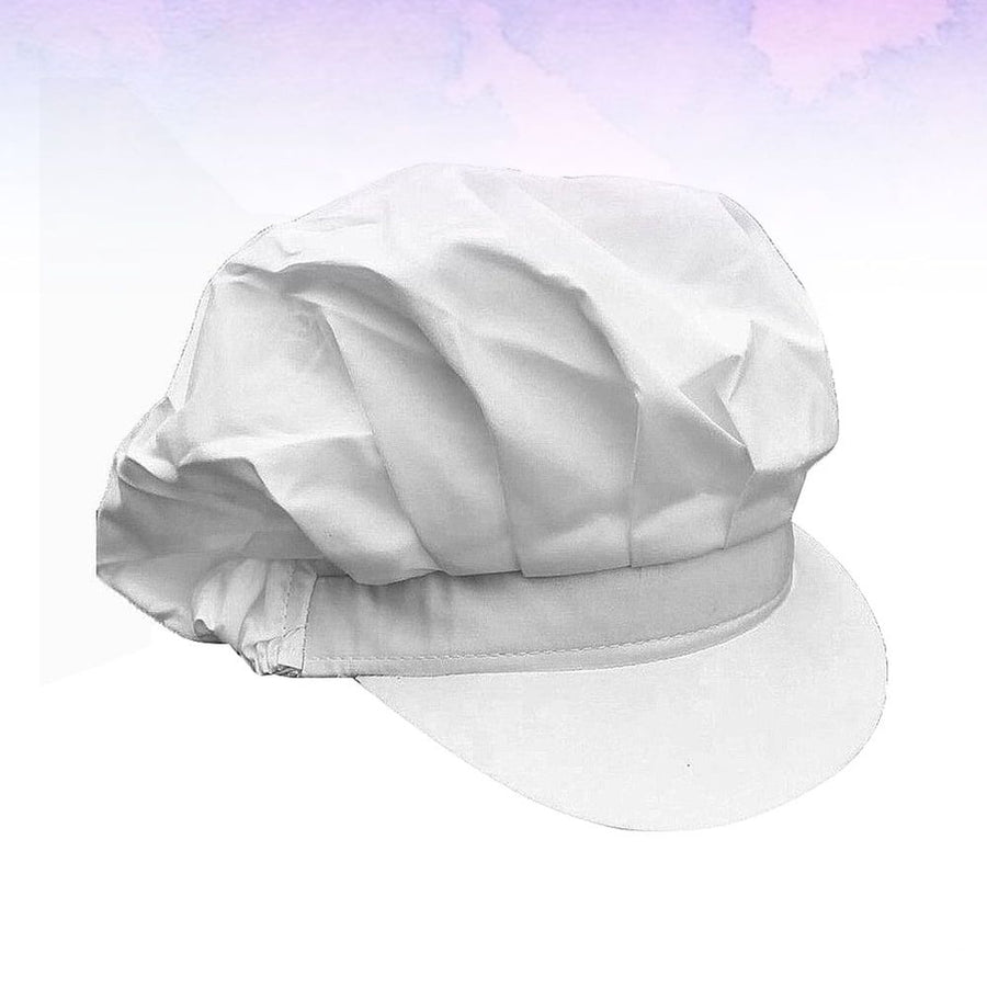White Chef Hat Lightweight Comfortable Kitchen Cooking Cap for Professional Chefs