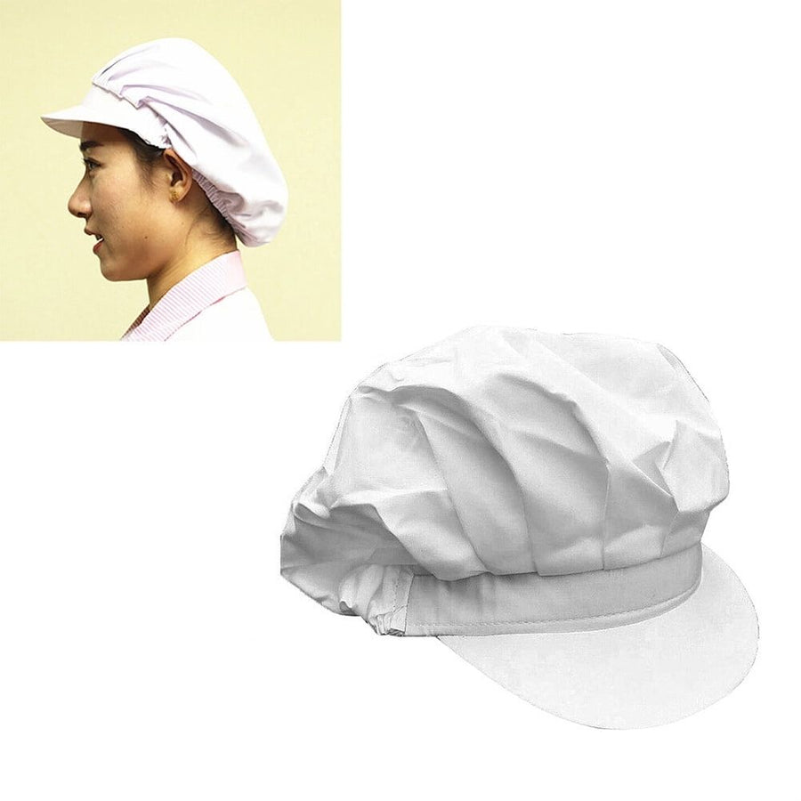White Chef Hat Lightweight Comfortable Kitchen Cooking Cap for Professional Chefs