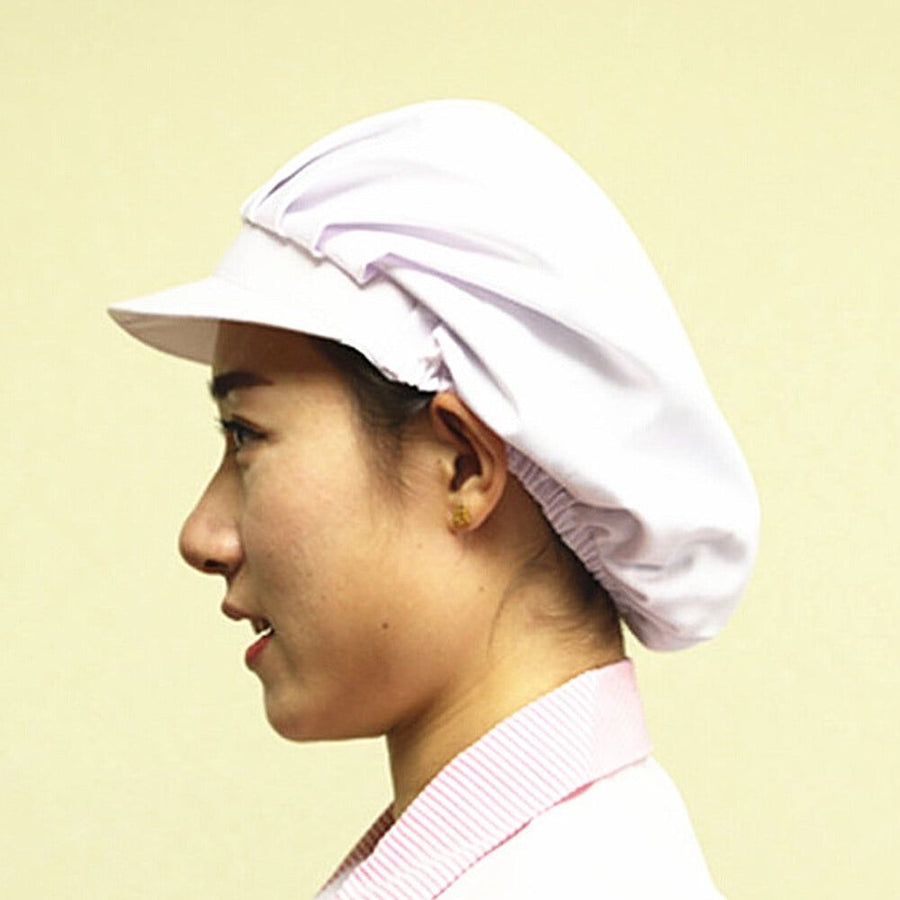 White Chef Hat Lightweight Comfortable Kitchen Cooking Cap for Professional Chefs