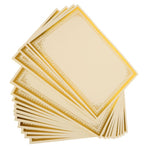 A4 Golden Certificate Paper, Ideal for Awards and Recognition, 30Pcs