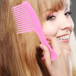 3-Piece Wide Tooth Comb Set for Easy Detangling and Styling of Curly, Thick, and Textured Hair at Home