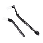 2Pcs Coffee Machine Brush Set with Anti Scald Nylon Handle for Coffee Maker