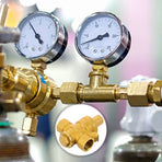 Brass Pressure Regulator Valve for Household Water Systems and Plumbing Applications