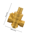 Brass Pressure Regulator Valve for Household Water Systems and Plumbing Applications