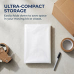 Large Transparent Sofa Protector Cover Plastic Furniture Storage Bag for Moving