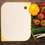 Portable Beige Cutting Board, Solid and Reusable for Kitchen