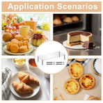 Transparent Cake Holder Set with Large Capacity for Elegant Party Dessert Display and Serving