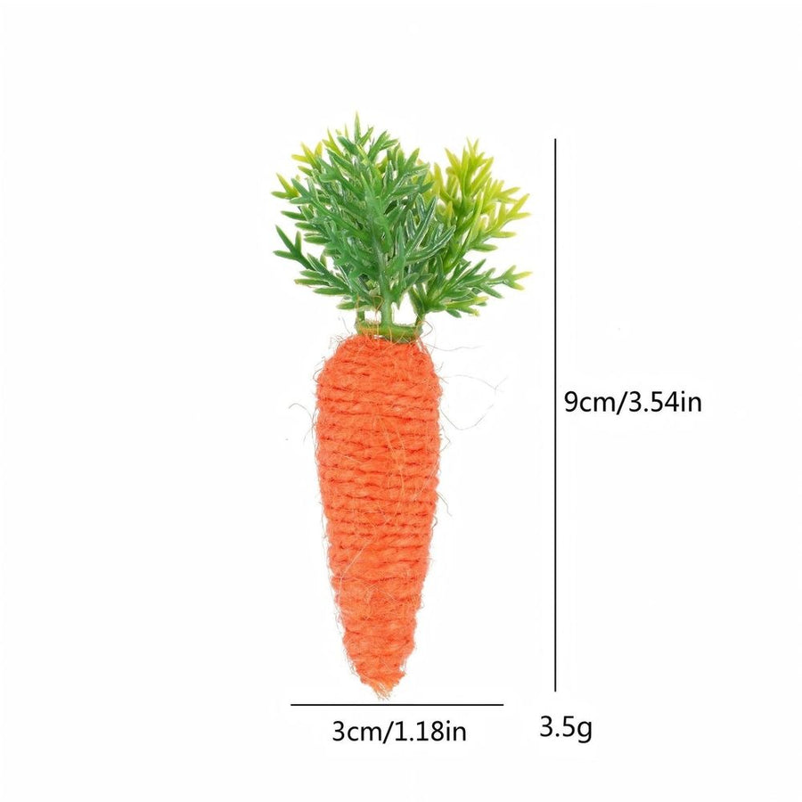 Easter Artificial Carrot Decorations,Woven Texture Carrot Ornaments for Spring Crafts,Fireplace Mantel,Home and Kitchen Party Supplies,Festive DIY Decor for Easter and Spring Celebrations