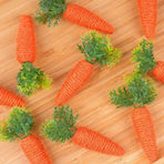 Easter Artificial Carrot Decorations,Woven Texture Carrot Ornaments for Spring Crafts,Fireplace Mantel,Home and Kitchen Party Supplies,Festive DIY Decor for Easter and Spring Celebrations