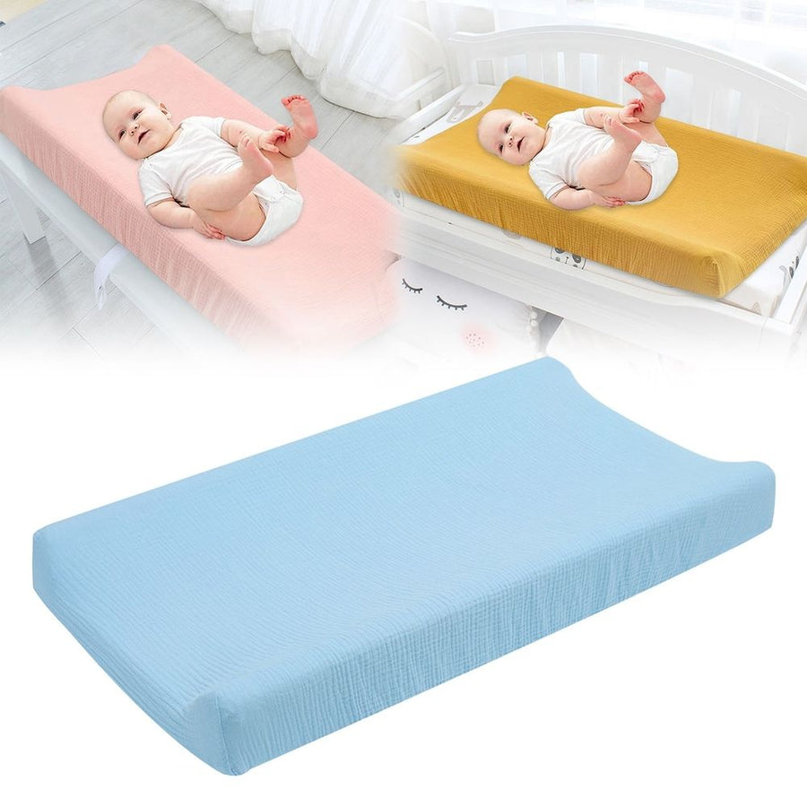 Bed Cover Breathable Simple Style Table Cover Soft Smooth Changing Pads Cover Soft Comfy Pad,Cotton Fitted Diaper Chang Table Covers, Soft Breathable Changing Pad Sheets