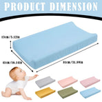 Bed Cover Breathable Simple Style Table Cover Soft Smooth Changing Pads Cover Soft Comfy Pad,Cotton Fitted Diaper Chang Table Covers, Soft Breathable Changing Pad Sheets