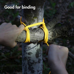 1 Foot 550lbs Paracord Polyester Yellow Model 2156 Strong All Purpose Utility Rope – Camping Crafting Flag Pole Utility String for Survival, Camping Gear,Hiking,DIY,Crafting,Outdoor,Yellow