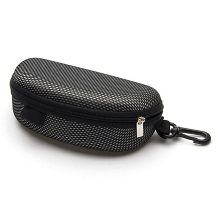 Portable Zipper Eye Glasses Sunglasses Hard Case Box Protector Large NEW! V2K4