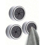 3-Pack Self-Adhesive Towel Holder – No-Drilling Wall Hook for Kitchen, Bathroom & Home