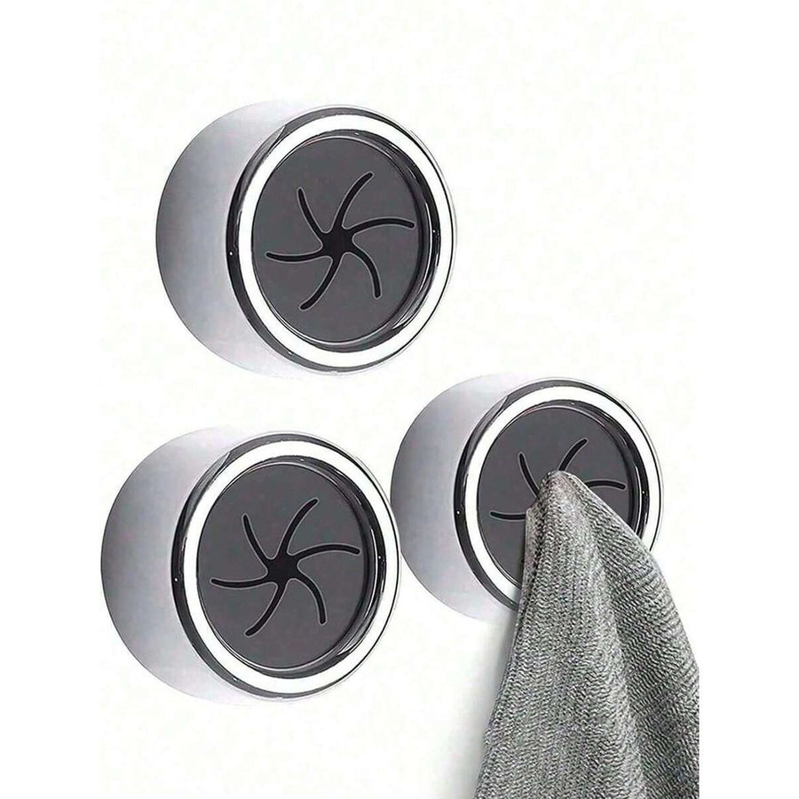 3-Pack Self-Adhesive Towel Holder – No-Drilling Wall Hook for Kitchen, Bathroom & Home