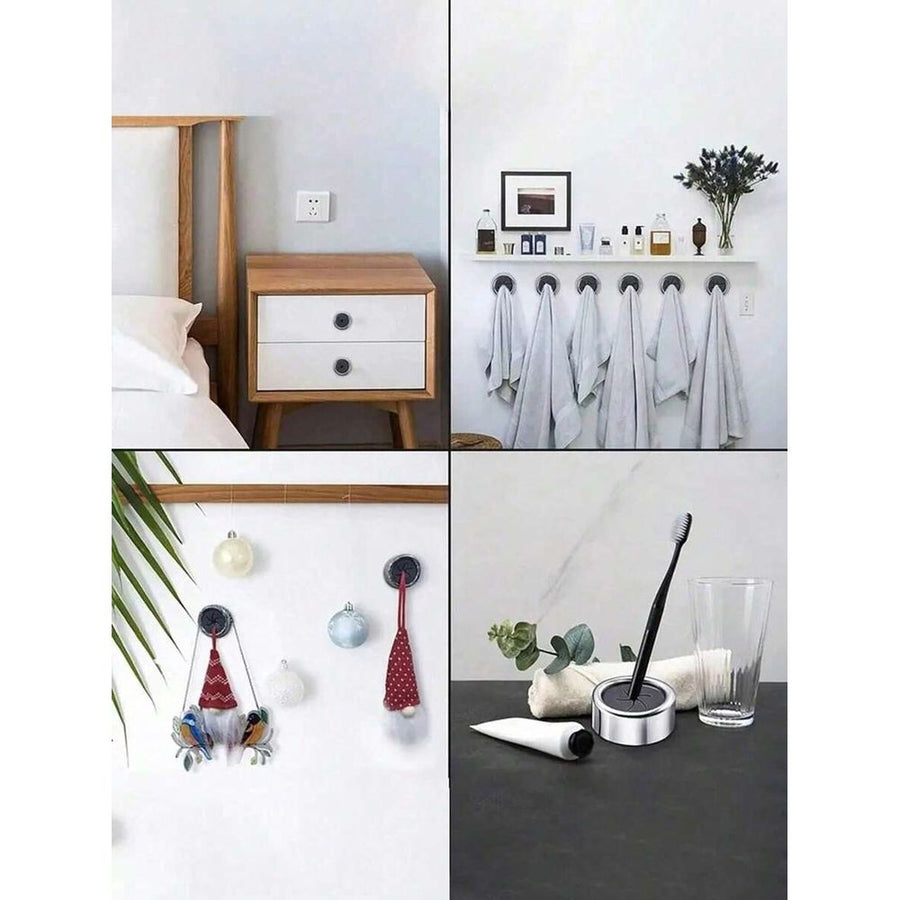 3-Pack Self-Adhesive Towel Holder – No-Drilling Wall Hook for Kitchen, Bathroom & Home