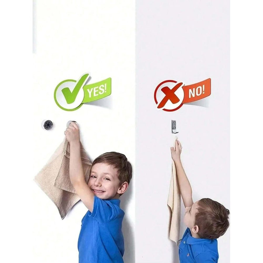3-Pack Self-Adhesive Towel Holder – No-Drilling Wall Hook for Kitchen, Bathroom & Home