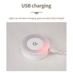 3 Pcs Dimmable LED Touch Night Light - Adjustable Warm White & Daylight Brightness, Easy Installation, USB Rechargeable Cabinet Light，6*6*2cm