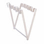 1 Pcs Foldable Trash Bag Holder, Simple Hanging Plastic Bag Holder, Kitchen Rack, No Drilling, Portable,26*24cm,White