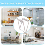 1 Pcs Foldable Trash Bag Holder, Simple Hanging Plastic Bag Holder, Kitchen Rack, No Drilling, Portable,26*24cm,White